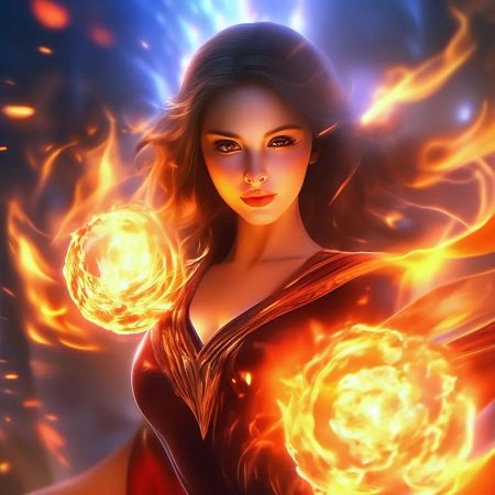 Девушка маг