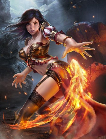 Девушка маг