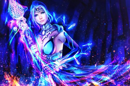 Маг элементалист арт фэнтези