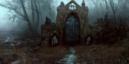 Кладбищенские врата готика