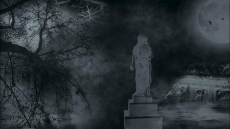 Кладбище мрачное