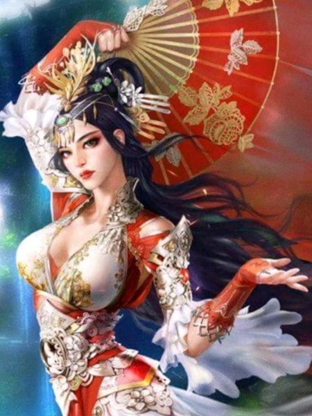 Гейша арт фэнтези