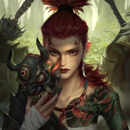 Девушка демон