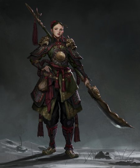 Монгольский воин фэнтези