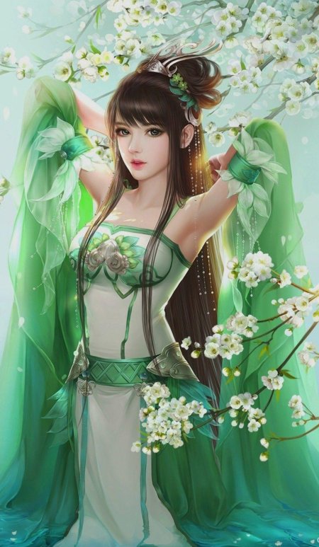 Азиатские девушки фэнтези