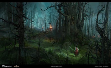 Лес мрачный