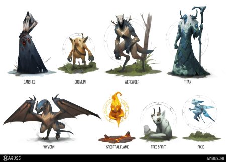 Концепты мифических снаряжений