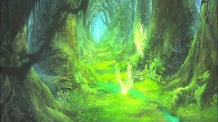 Эльфийский лес арт фэнтези