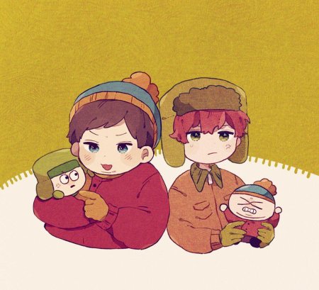 Южный парк кайл и картман