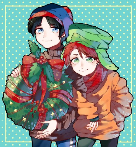 Южный парк стэн и кайл