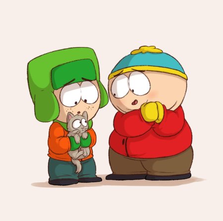 Южный парк картман и кайл шип