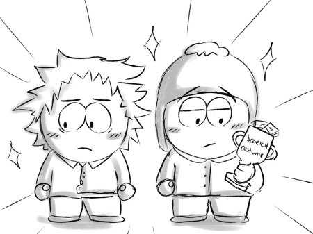 Раскраска южный парк твик