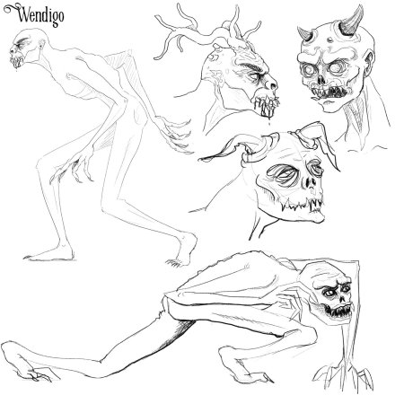 Вендиго рисунок