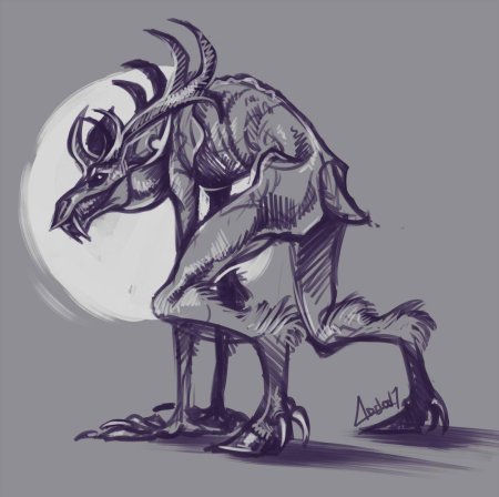 Вендиго мифический зверь