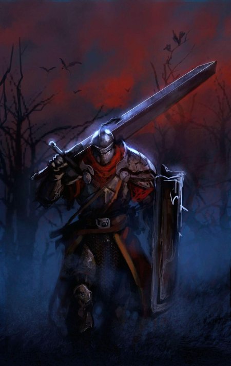 Дарк кнайт рыцарь арт