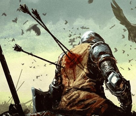 Рыцарь со стрелами в спине