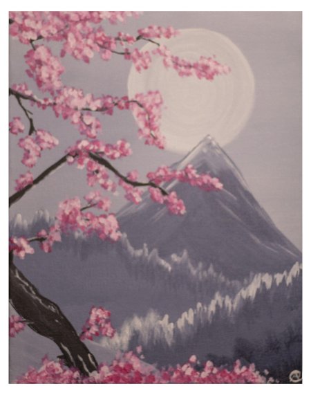 Сакура живопись