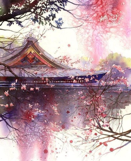 Японская акварель