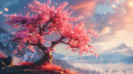 Пейзаж дерево