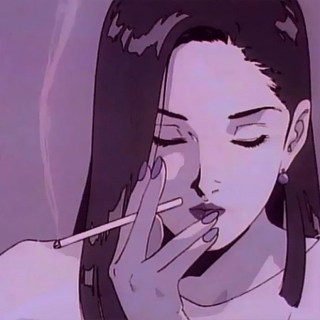 Аниме 90s lofi сигареты
