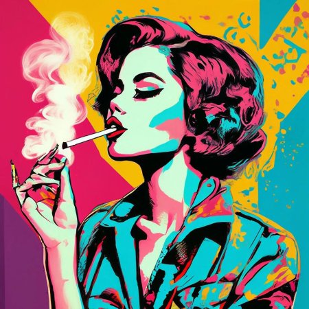 Женщина с сигаретой