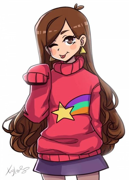 Рисунки мейбл из гравити фолз