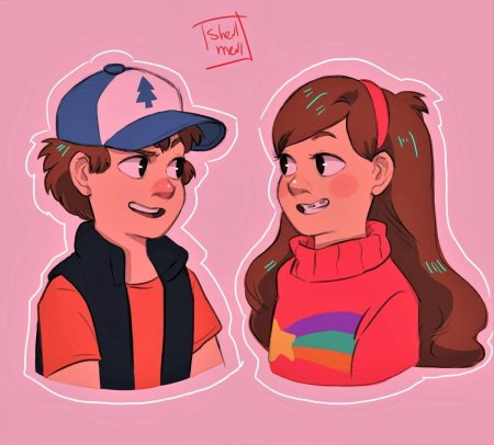 Гравити фолз диппер и мейбл