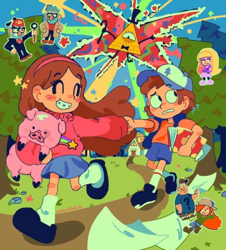 Гравити фолз арт