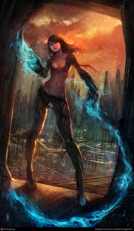 Фэнтези арт девушка