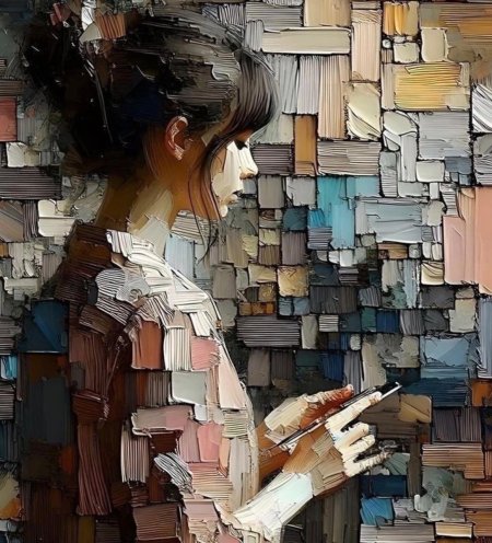 Картина маслом портрет