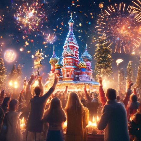 Новый год на красной площади