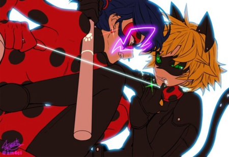 Кот нуар и леди баг