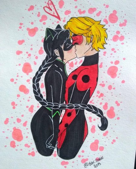 Леди баг и супер кот любовь