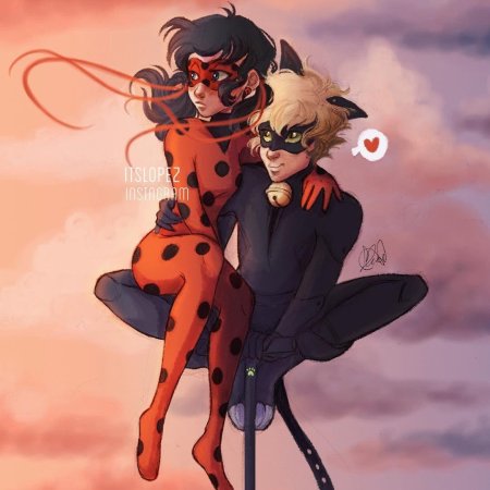 Ледибаг и супер кот любовь