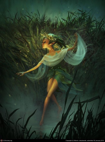 Славянская русалка наяда