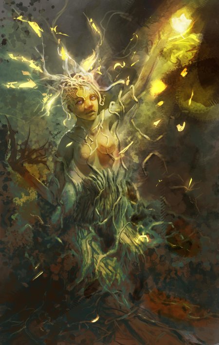 Дриада днд арт