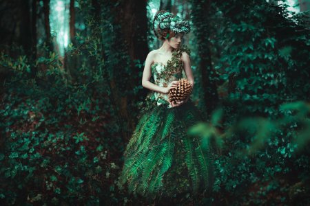 Платье лесной нимфы