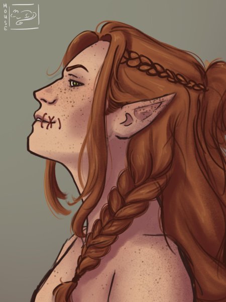 Фэнтези эльфийка