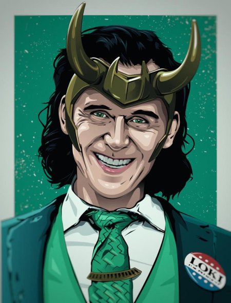 Локи портрет