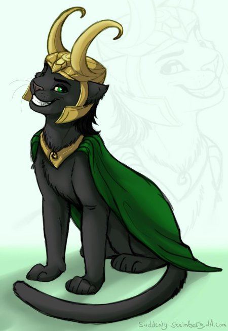 Локи марвел кот