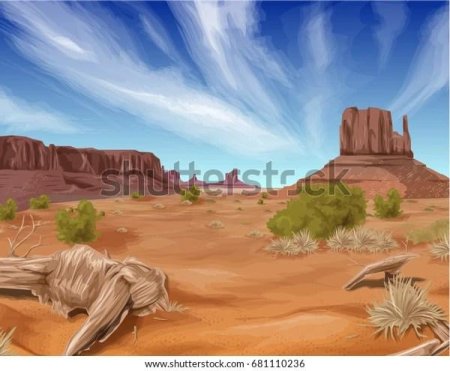 Пустынный пейзаж