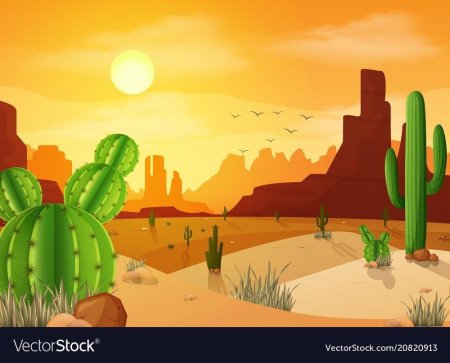 Пустыня вектор