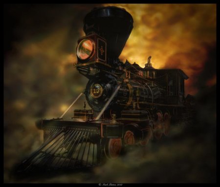Паровоз дизельпанк