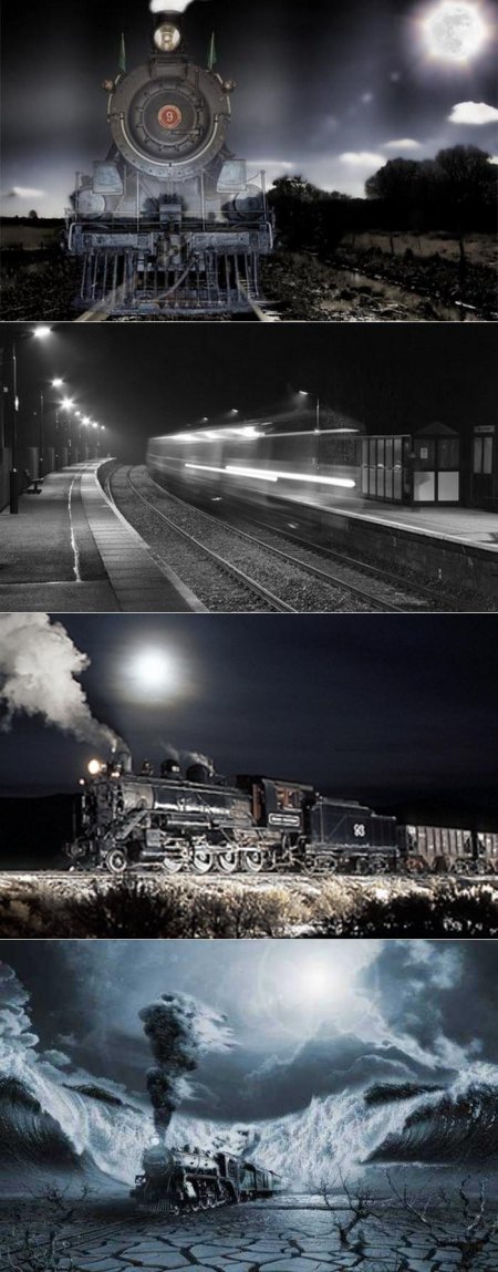 Поезд призрак локомотив