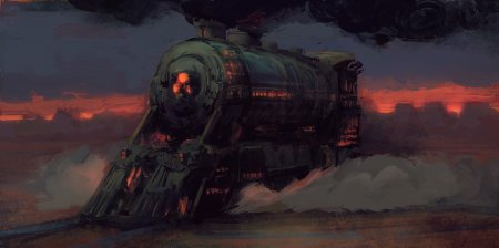 Паровозы художник алексей капчиков.