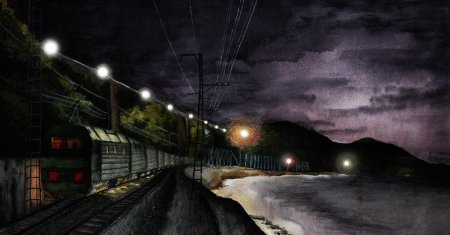 Красивый поезд