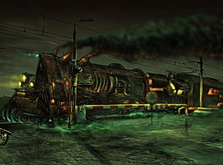 Паровоз дизельпанк