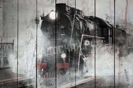 Ретро паровоз