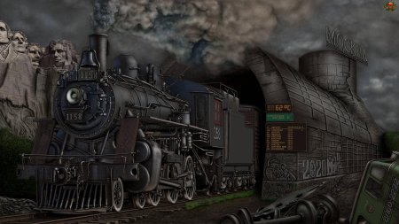 Стимпанк локомотив