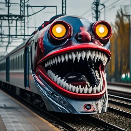 Поезд пожиратель в реальной жизни